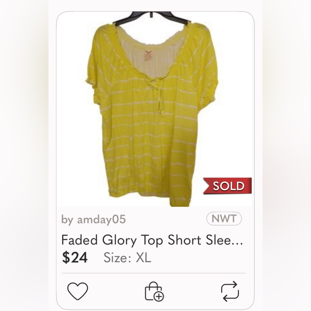 🌞 Faded Glory black short sleeve off the shoulder/scoop tunic women plus size 20 - Picture 16 of 16